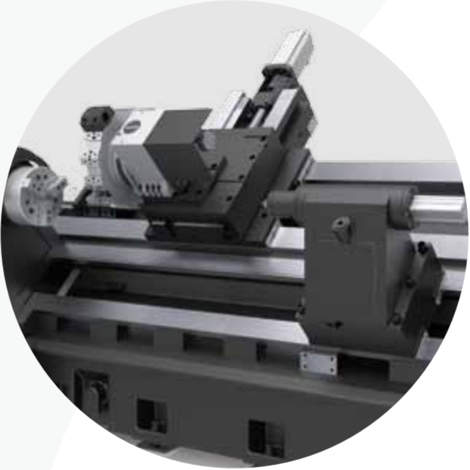 Cable de trabajo CNC de lecho inclinado HTC40B Torno de metal y m&aacute;quina de fresado SMTCL Torno de CNC 3