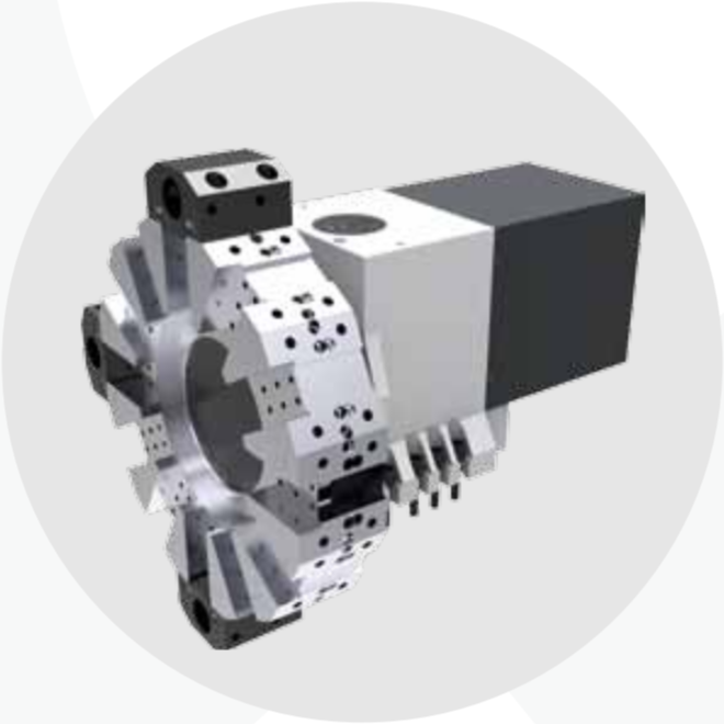 Cable de trabajo CNC de lecho inclinado HTC40B Torno de metal y m&aacute;quina de fresado SMTCL Torno de CNC 5