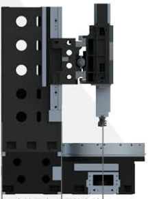 Torno CNC vertical pesado VTC250140H Diámetro de oscilación máximo 3000 mm Torno CNC vertical de carga de energía nueva 4