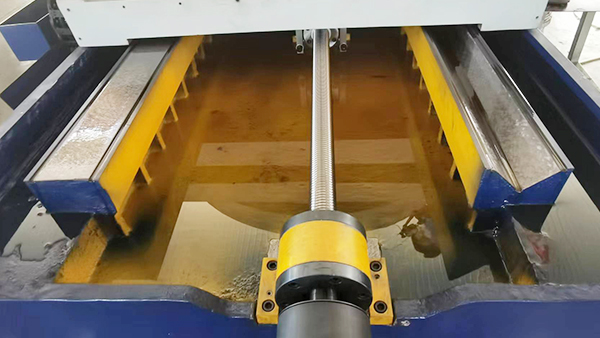 Máquina de rectificación de superficie horizontal CNC con mesa redonda rotativa HDMK380 Máquina de rectificación CNC 4