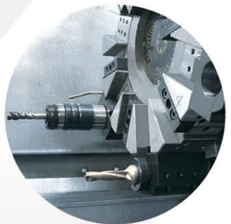 Torno CNC de precisión con husillo de gran envergadura HTC40Q BMT55 Torno CNC de bancada inclinada con torreta motorizada y eje Y 8