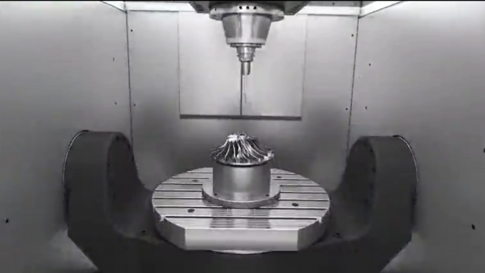 VMU50H Centro de mecanizado de cinco ejes Mesa de enlace de cinco ejes Tamaño 500 mm Centro de mecanizado vertical 3