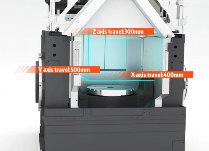 Centro de mecanizado vertical de 5 ejes VMU30H Máquina de fresado CNC vertical de alta precisión 3
