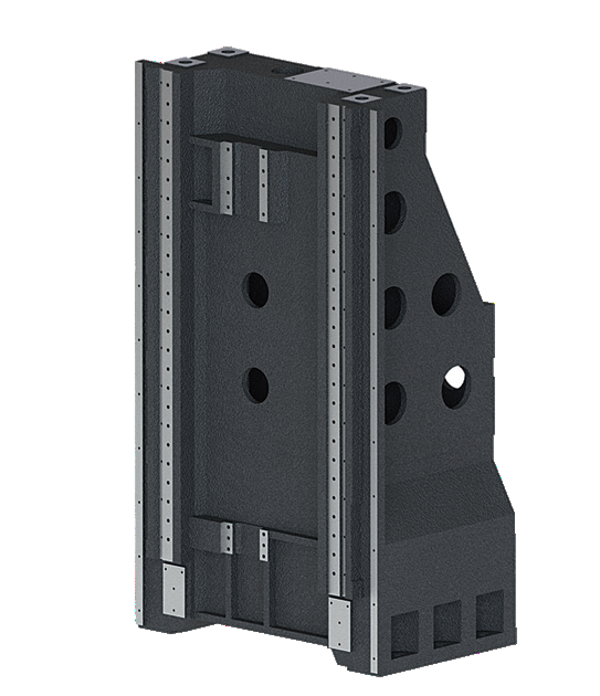 Torno vertical CNC de metal grande V8H Altura m&aacute;x. de corte 850 mm Fresadora CNC Fanuc Torno vertical 2