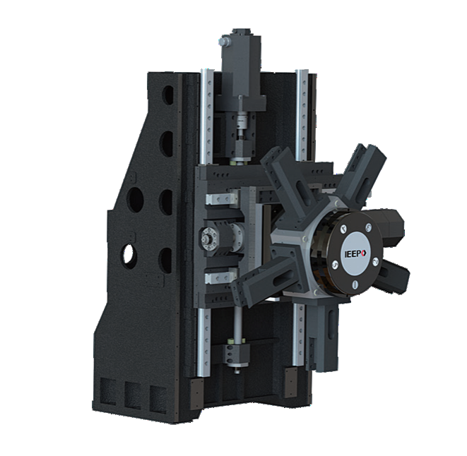 Torno vertical CNC de metal grande V8H Altura m&aacute;x. de corte 850 mm Fresadora CNC Fanuc Torno vertical 3