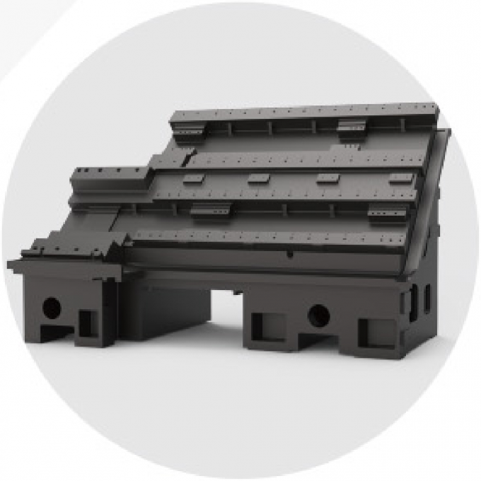 Gu&iacute;a lineal del torno CNC de lecho inclinado T5.2-500Q BMT55 Max. Di&aacute;metro giratorio 360mm SMTCL Torno de alimentaci&oacute;n CNC 2