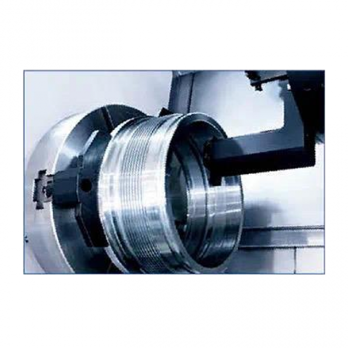 Centros de torneado de metal CNC de cama inclinada HTC63n M&aacute;quina de fresado de torno horizontal de trabajo pesado 6