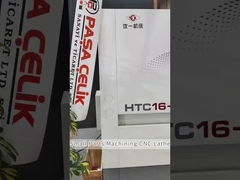 Las piezas pequeñas de mecanizado de máquina de torno CNC HTC16-6 manguera huso herramienta de banda cama inclinada torno CNC