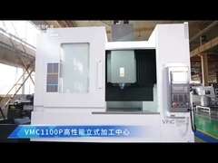 Centro de mecanizado vertical VMC1100P Estrutura de marco de pórtico de alta rigidez 4 Ejes Máquina de fresado CNC