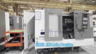 Máquina de torno CNC horizontal de procesamiento de eje de motor de alta precisión y alta eficiencia SMTCL