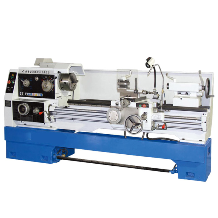 Cama de trabajo pesado de torsión manual CA6180 Torno manual con husillo de 105 mm