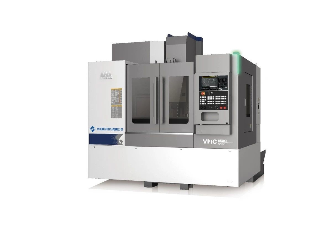VMC850Q Centro de mecanizado CNC vertical de 3 ejes SMTCL 4 Ejes Máquina de fresado CNC con plato giratorio