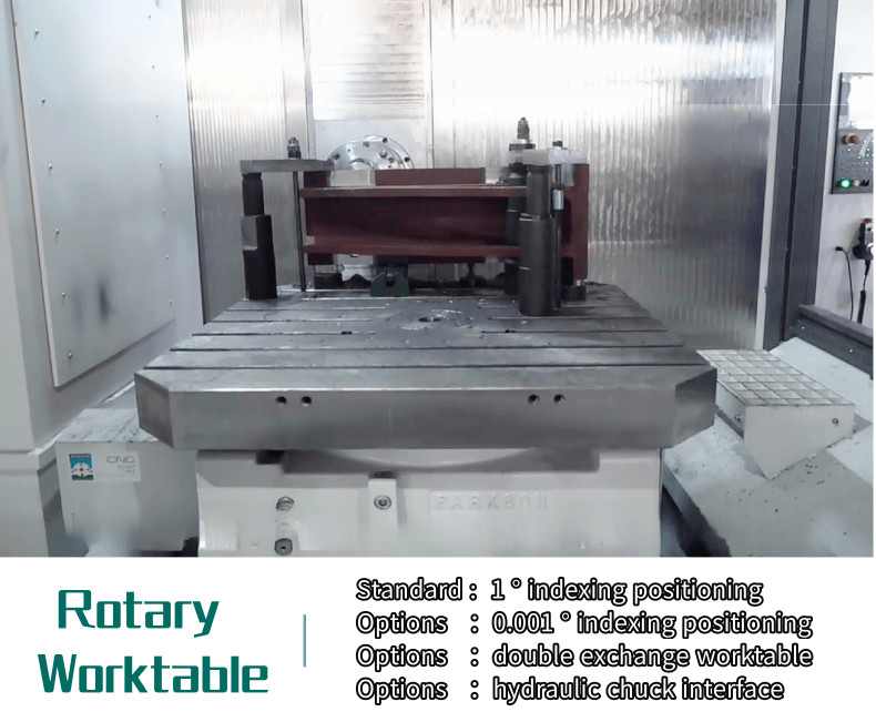 Centro de mecanizado horizontal de 5 ejes HMC63Q Centro de mecanizado de torsión CNC de alta precisión