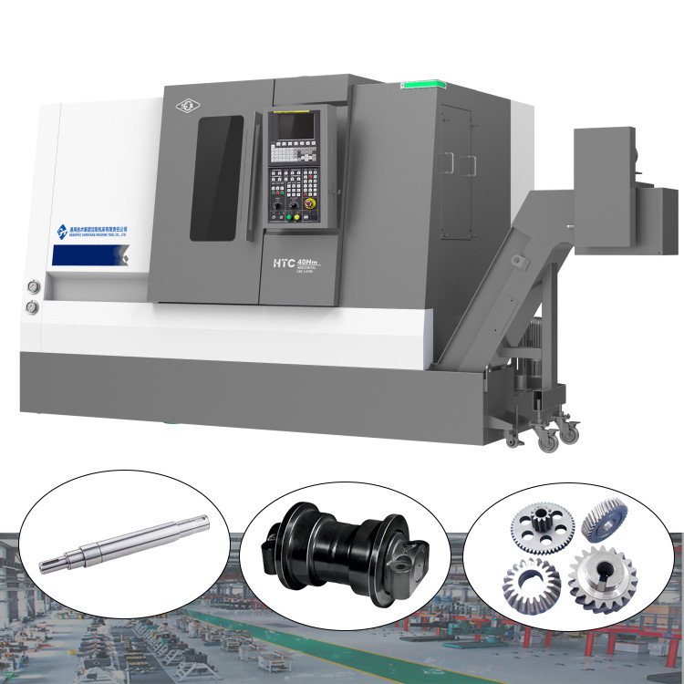 SMTCL Máquina de torneado CNC pesada controlador Fanuc HTC40Sm/1500 Centro de torneado con eje Y y eje C