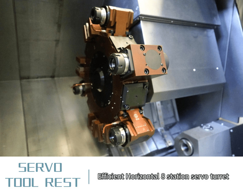 SMTCL Slant Bed CNC Lathe HTC40B Torno de metal y máquina de fresado
