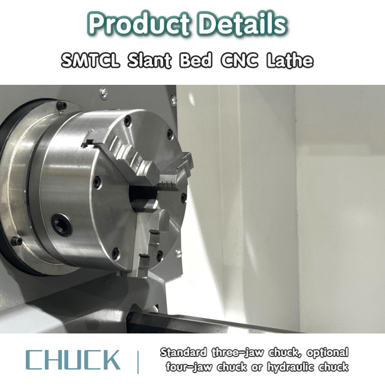 SMTCL Torno y máquina de fresado HTC4050s Alta precisión 0.003mm Combo Torno CNC Tornos máquina