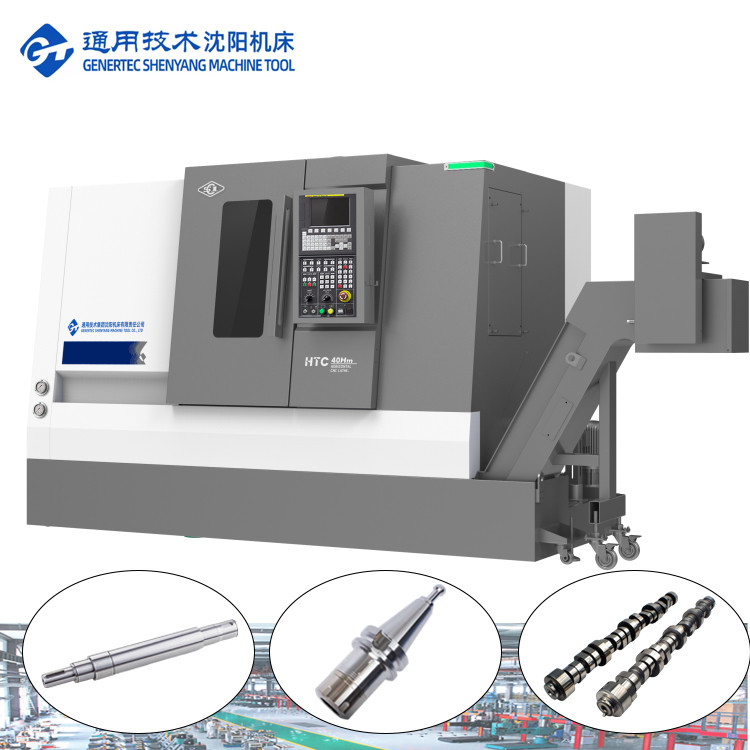 SMTCL Torno CNC Horizontal HTC40H/500 Mandrels de automóviles Ejes de motor Ejes de engranajes Procesamiento Torno CNC