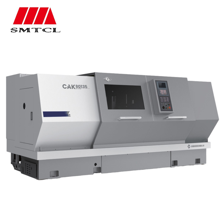 SMTCL Gran máquina de girar CAK63285 Dormitorio plano de metal CNC Torno de trabajo pesado Torno horizontal grande