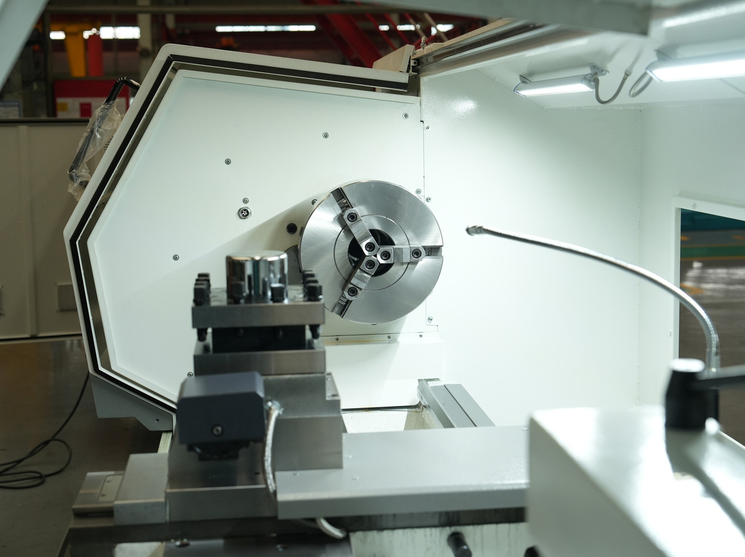 SMTCL Torno CNC grande CAK63200 perforación de husillo de 104 mm de trabajo pesado de metal horizontal de cama plana Torno CNC