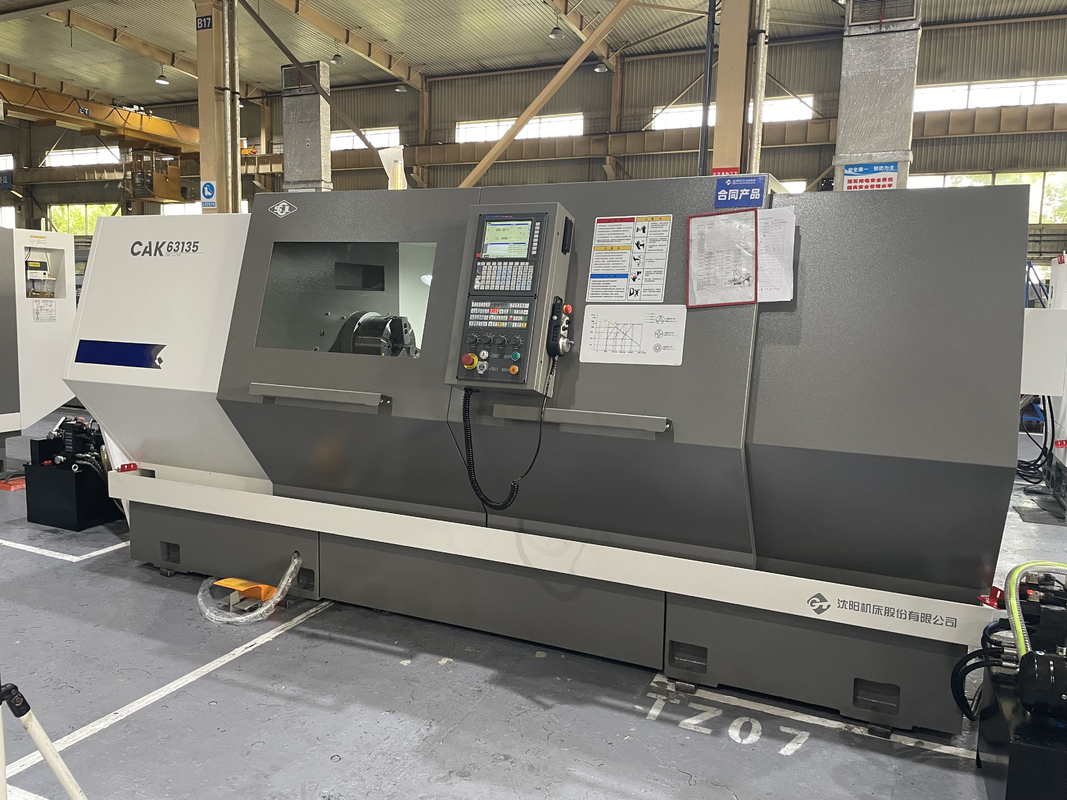 Máquina de tornos CNC de gran tamaño de metal SMTCL CAK63135 Torno CNC horizontal de cama plana