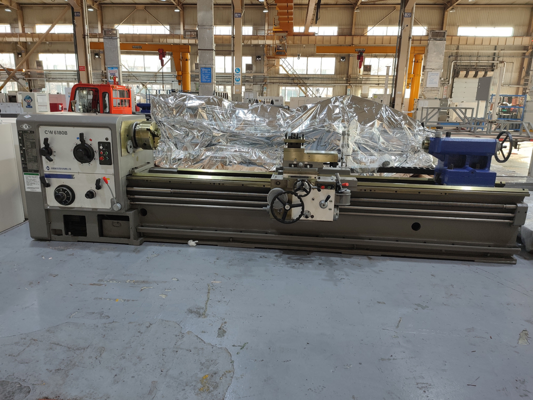 SMTCL máquina de torno grande CW6180B manual torno 6000mm motor de trabajo pesado máquina de giro de torno