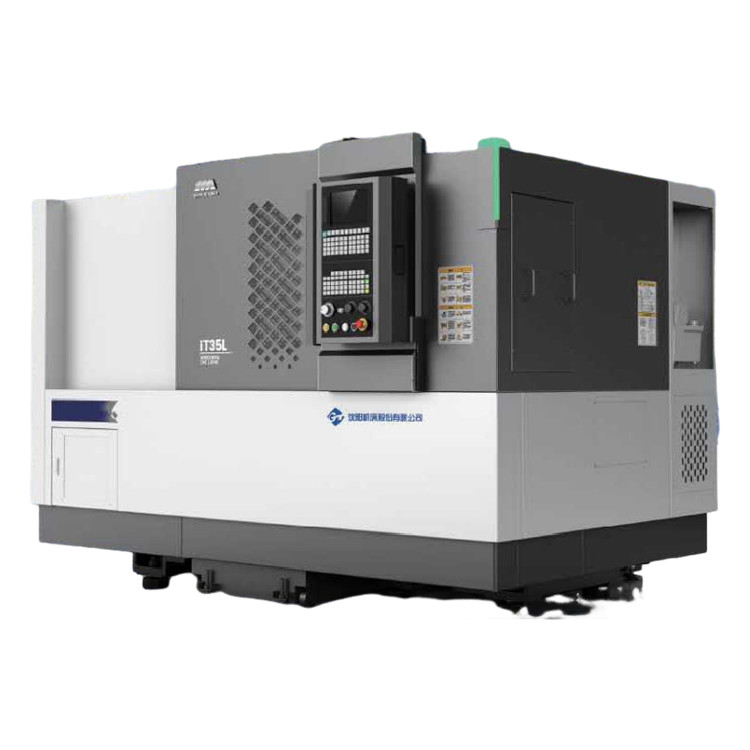 SMTCL Lecho inclinado Tornos de precisión CNC IT35L Torno CNC pequeño con herramientas en vivo Máquina de tornos CNC para metal