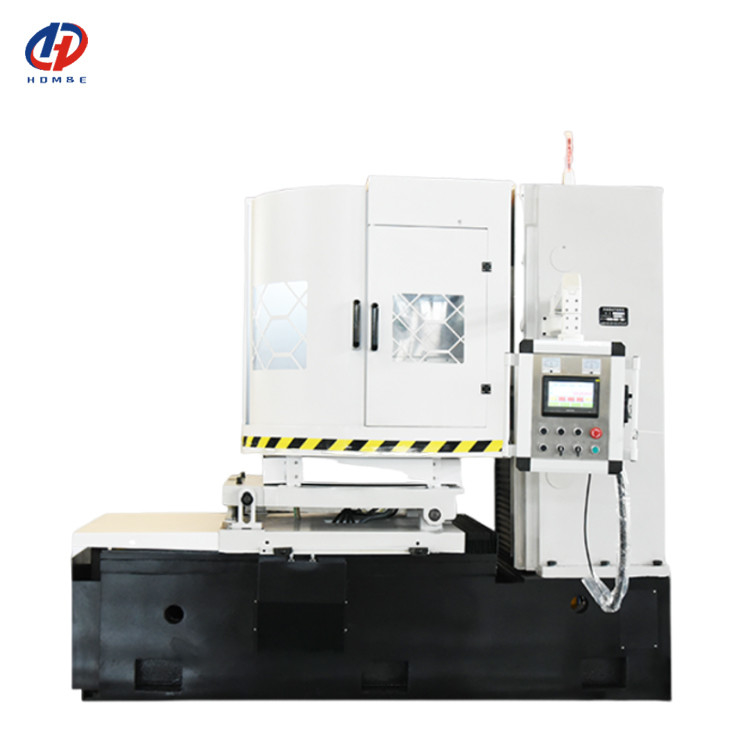 Máquina de rectificación de superficie horizontal con mesa redonda giratoria HDM380 Máquina de rectificación de control por control PLC