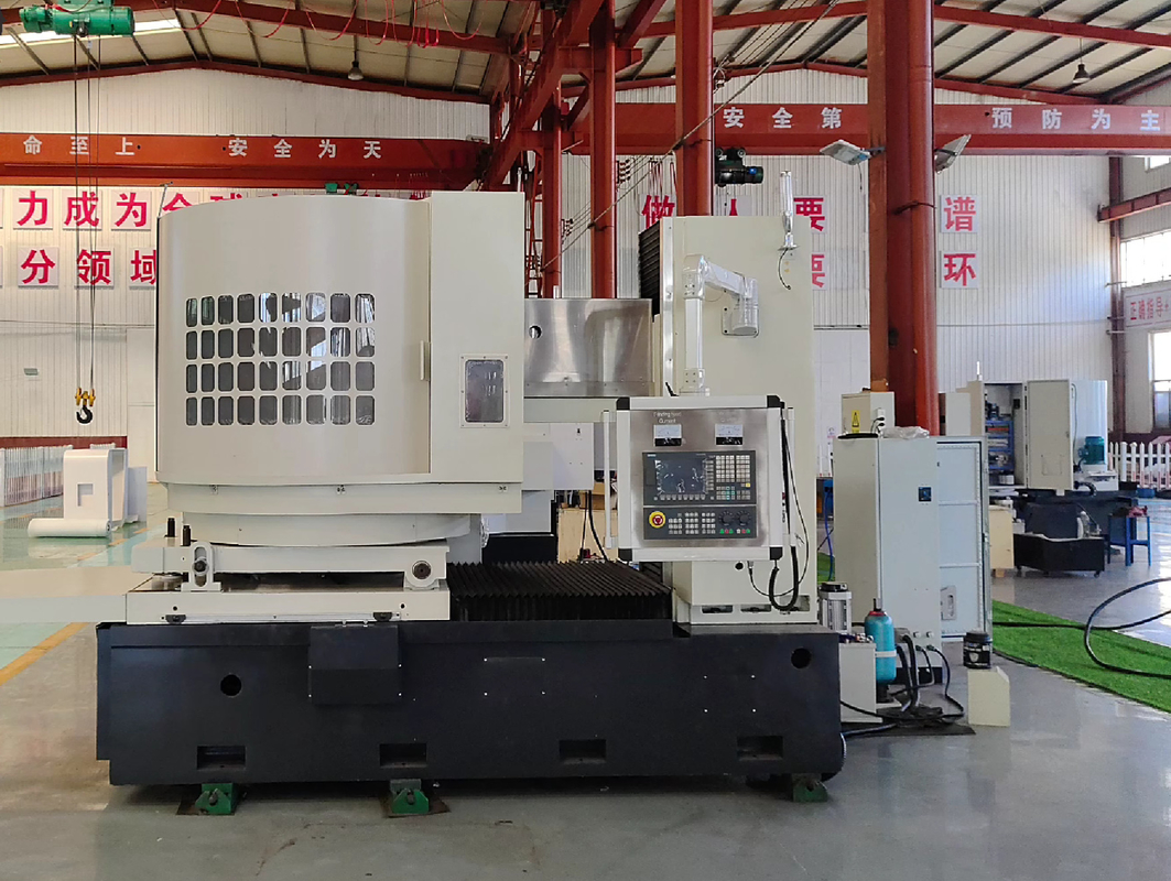 Máquina de rectificación de superficie horizontal CNC con mesa redonda rotativa HDMK380 Máquina de rectificación CNC