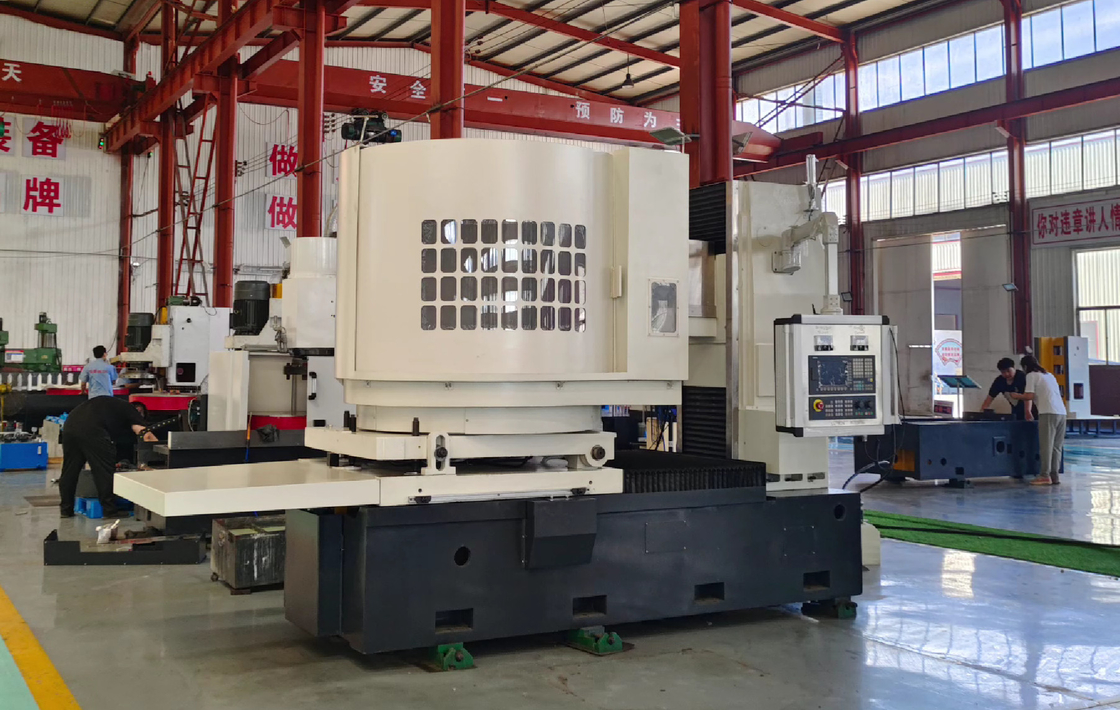 Máquina de rectificación de superficie horizontal CNC con mesa redonda rotativa HDMK380 Máquina de rectificación CNC