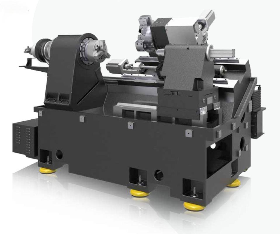 Torno CNC HTC40E Torno CNC horizontal de alta precisión de 30 grados con lecho inclinado Torno CNC de giro