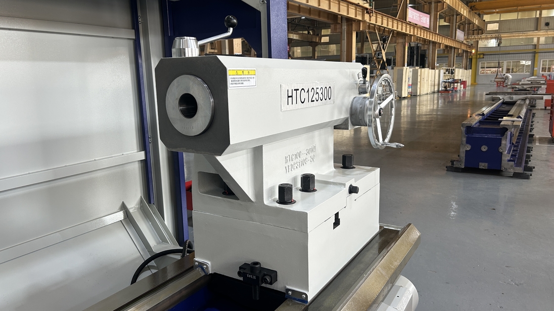 SMTCL CNC pesado de lecho plano CNC torno HTC125150 diámetro de broca de husillo 130mm Torno CNC grande