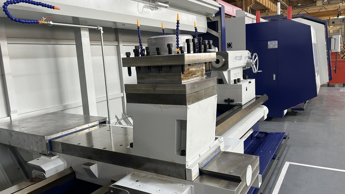 SMTCL CNC pesado de lecho plano CNC torno HTC125150 diámetro de broca de husillo 130mm Torno CNC grande