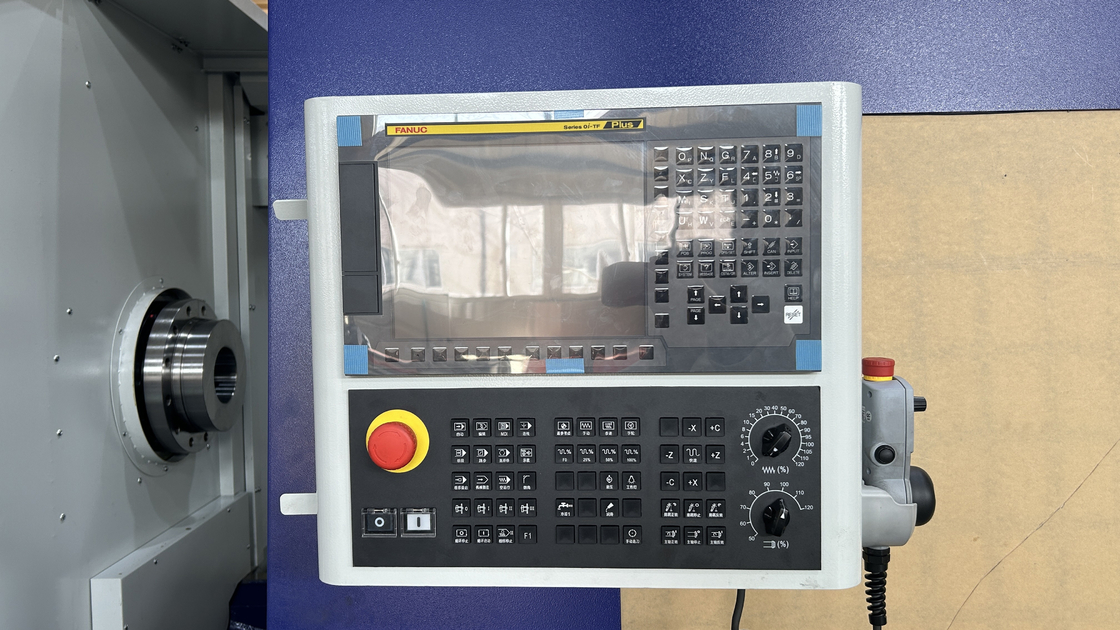 SMTCL CNC pesado de lecho plano CNC torno HTC125150 diámetro de broca de husillo 130mm Torno CNC grande