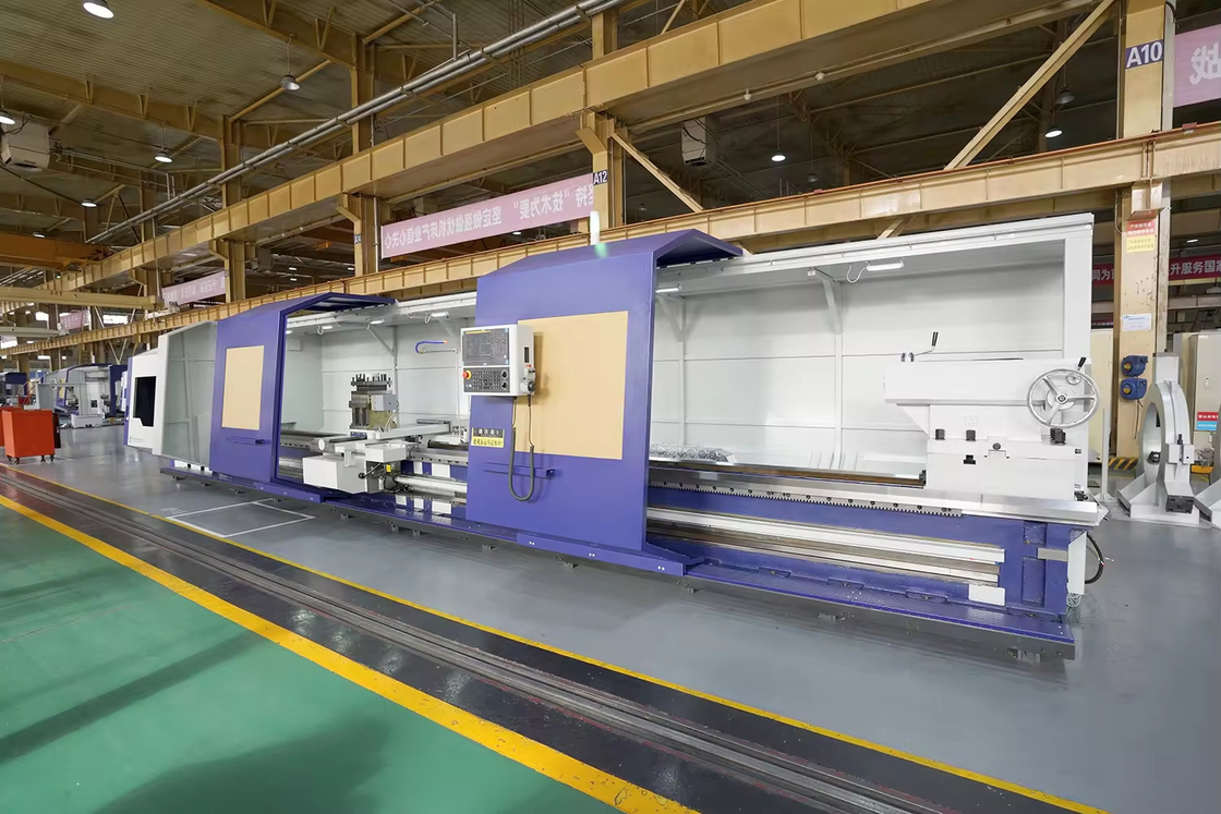 SMTCL Torno CNC pesado 5000mm HTC125500 Dormitorio horizontal plano Torno CNC pesado