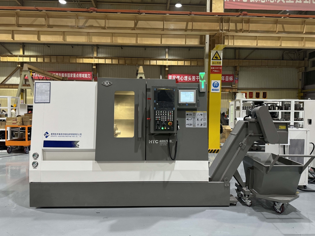 SMTCL Torno CNC Horizontal HTC40H/500 Mandrels de automóviles Ejes de motor Ejes de engranajes Procesamiento Torno CNC