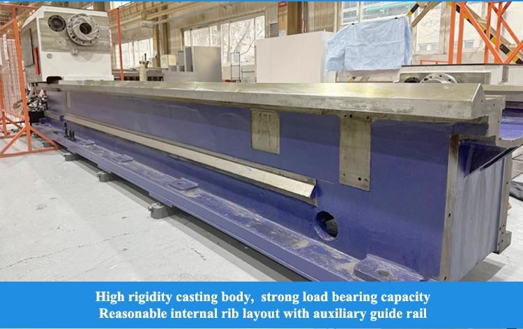 SMTCL Torno CNC pesado 5000mm HTC125500 Dormitorio horizontal plano Torno CNC pesado