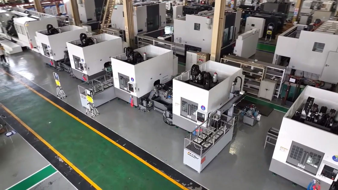 Torno vertical invertido IVT45 agarre del eje carga y descarga automática Torno CNC vertical