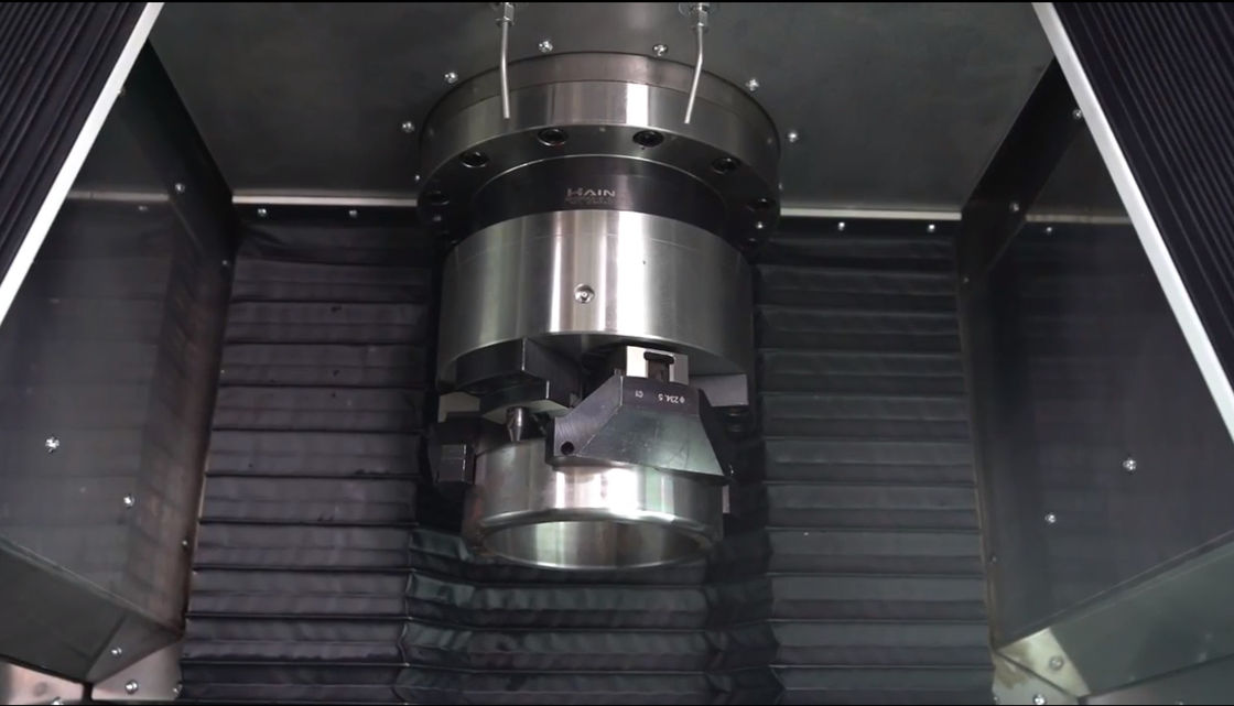 Torno vertical invertido IVT45 agarre del eje carga y descarga automática Torno CNC vertical