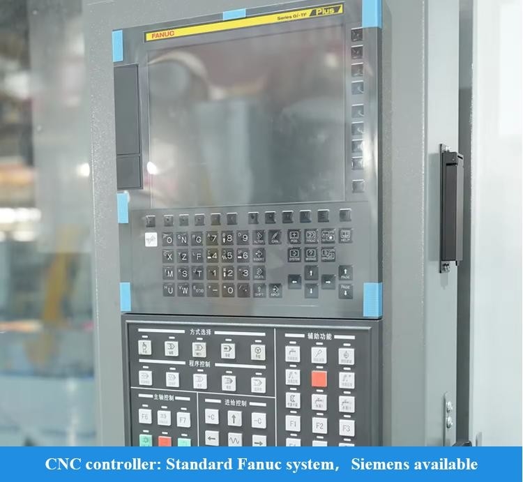 SMTCL Large Metal Vertical CNC Lathe V8H Max.cutting Altura 850mm Fanuc CNC fresado Vertical Lathe