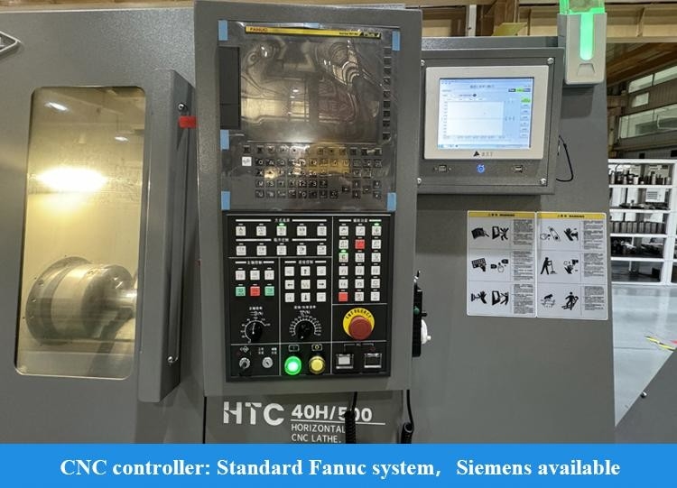SMTCL Lecho inclinado Torno CNC HTC63Q longitud de corte máxima 3000 mm Torno CNC horizontal