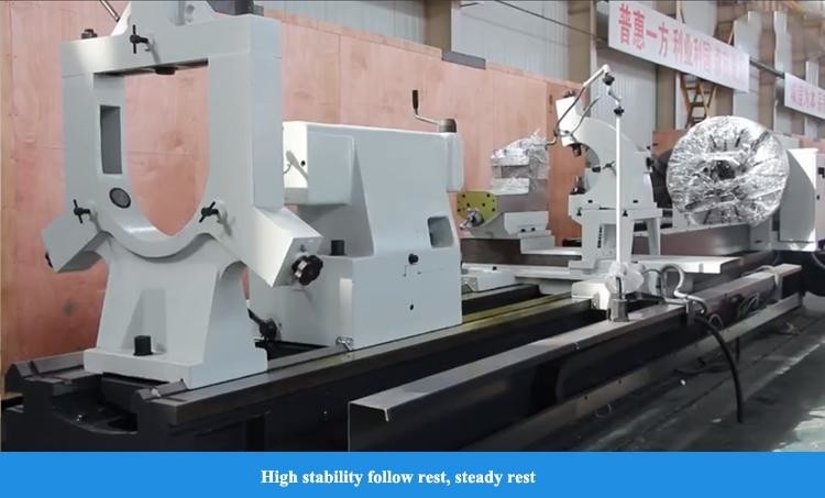 Máquina de tornos de trabajo pesado CW61140D 12m Torno Capacidad de carga máxima 6T Tornos de piso grandes de metal