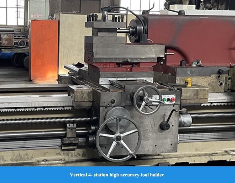 Máquina de torno de 12 metros CW61125D de carga de 6T diámetro de perforación de husillo de 120 mm Torno manual pesado