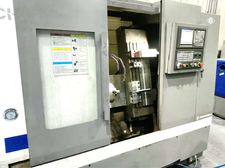Torno CNC CHK46 Tipo de banda de herramientas de corte de precisión en cama inclinada