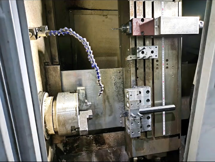 Torno CNC CHK46 Tipo de banda de herramientas de corte de precisión en cama inclinada