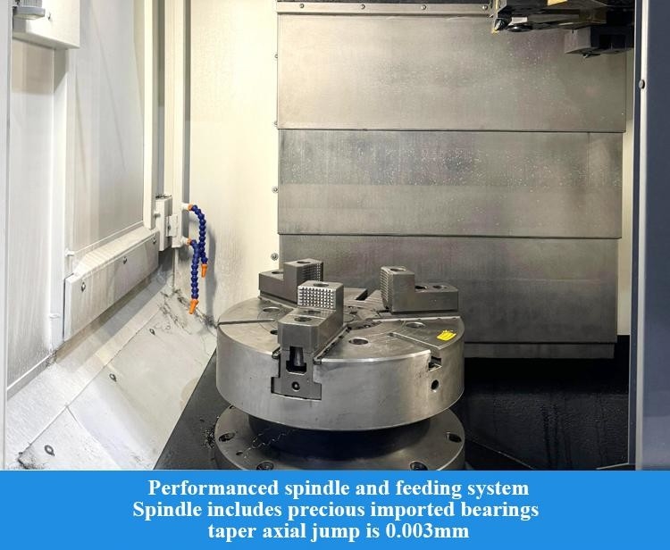 Alto costo de rendimiento T6 CNC Torno de mecanizado de metal centro de torneado SMTCL Torno CNC vertical