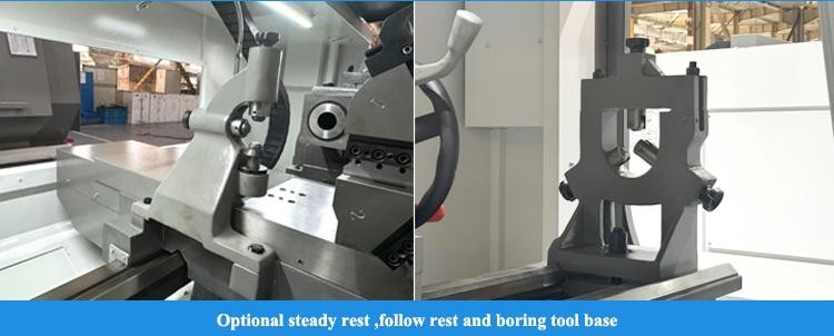 SMTCL Torno horizontal de alta precisión CAK5085 Torno de corte de metales SMTCL máquina de tornos CNC de cama plana