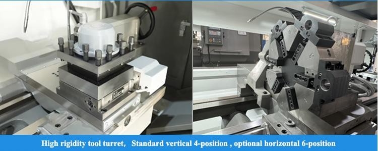 SMTCL Torno horizontal de alta precisión CAK5085 Torno de corte de metales SMTCL máquina de tornos CNC de cama plana