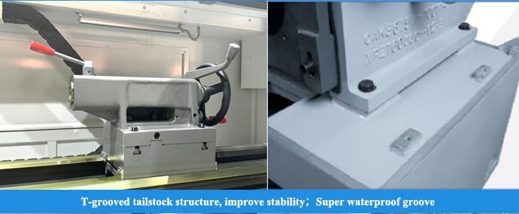SMTCL Torno horizontal de alta precisión CAK5085 Torno de corte de metales SMTCL máquina de tornos CNC de cama plana