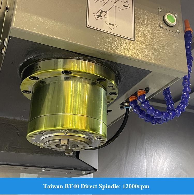 SMTCL 10000rpm FANUC Centro de mecanizado vertical de 3 ejes VMC850Q 4 Ejes Máquina de fresado CNC con giradiscos