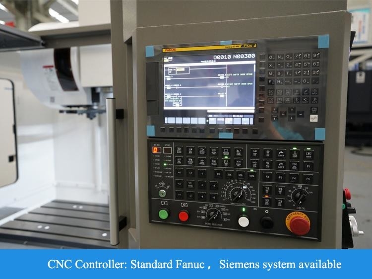 VMC850Q Centro de mecanizado CNC vertical de 3 ejes SMTCL 4 Ejes Máquina de fresado CNC con plato giratorio